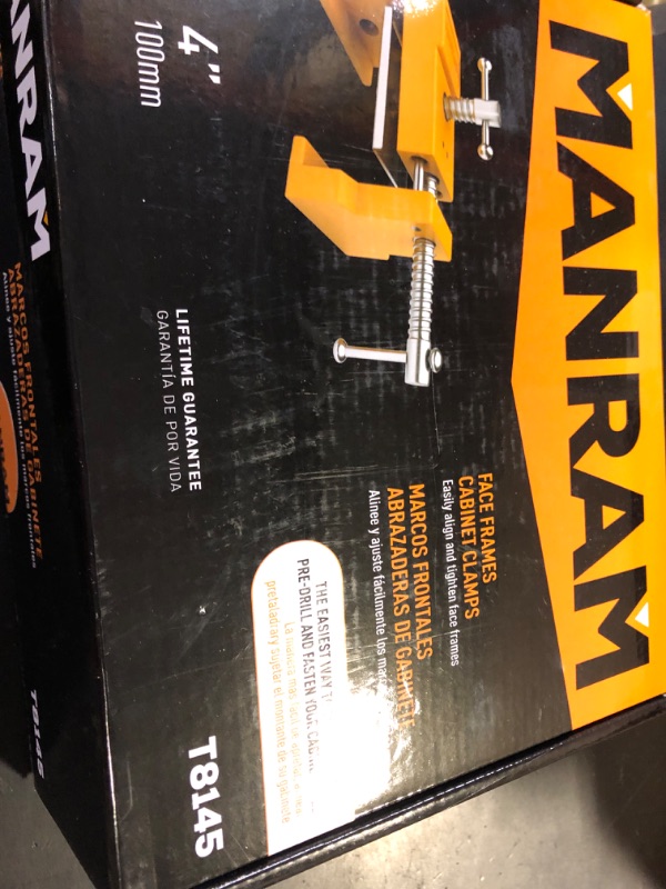 Photo 1 of Cabinet Clamps 2 Pack - Protective Case Included - Claw for Cabinets, Face Frame