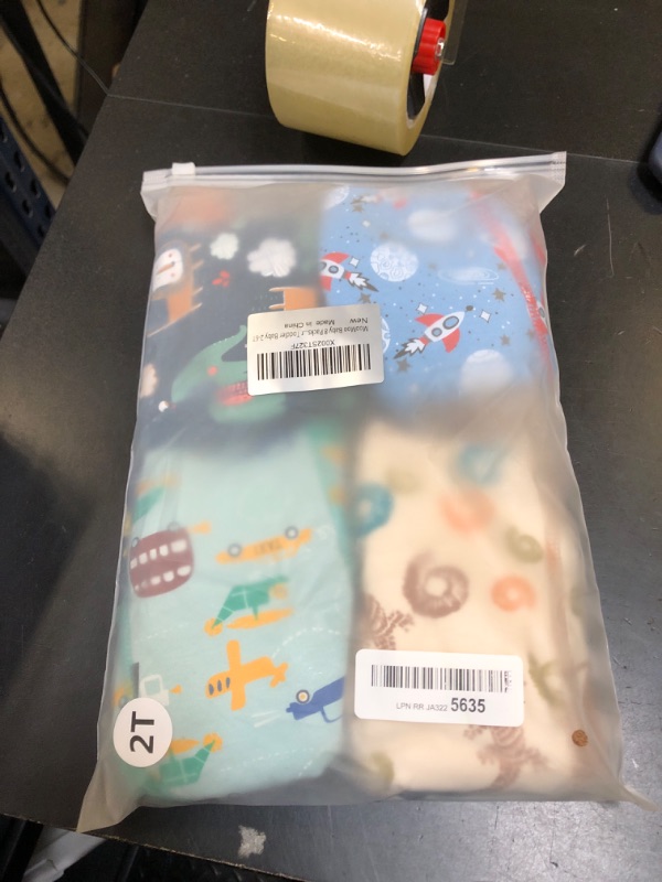 Photo 1 of MooMoo Baby 8 Packs Potty Training Pants Cotton Absorbent Training Underwear for Toddler Baby Boy 2T