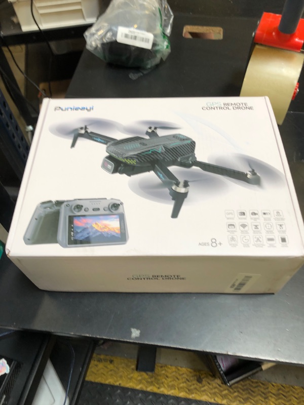 Photo 1 of GPS Drone with 4K Camera for Adults, FPV RC Quadcopter, 90-min Flight Time, Auto Return, Follow Me, Circle Fly, 5-inch LCD Tablet Screen, Brushless Motor, Lightweight Foldable Drone for Beginners
