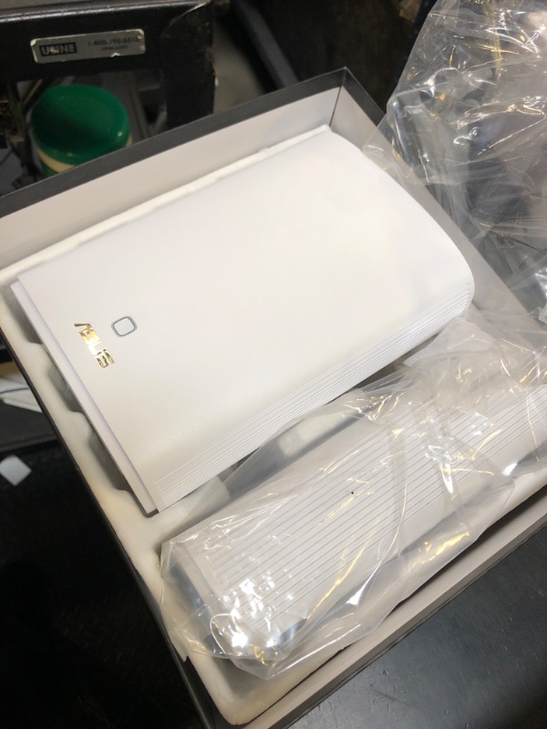 Photo 1 of ASUS ZenWiFi AX Hybrid Powerline Mesh WiFi6 System (XP4) 2PK - Whole Home Coverage up to 5,500 Sq.Ft. & 6+ Rooms for Thick Walls, AiMesh, Free Lifetime Security, Easy Setup, HomePlug AV2 MIMO Standard