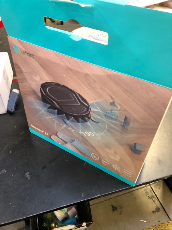 Photo 1 of Lefant M210 Pro Robot Vacuum, Strong 2200Pa Suction, 120 Min Runtime, Super Slim Thin, Low Noise, Self-Charging, Wi-Fi/App/Alexa Control, Ideal for Pet Hair & Hard Floors