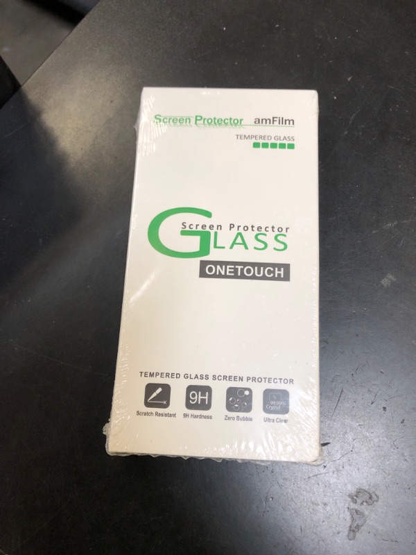 Photo 1 of amFilm OneTouch Screen Protector for iPhone 17 Pro 6.3'' + Camera Lens Protector | Auto-Alignment Install | Bubble Free | 9H Tempered Glass | Shatterproof | FHD Clarity | Case Friendly | 2+4 Pack