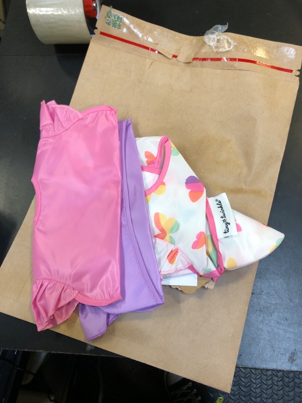Photo 1 of Tiny Twinkle Mess Proof Baby Bibs for Eating | Waterproof, Wipeable Toddler Bibs | Travel Friendly - PFAS, PVC, BPA, Phthalate Free | Baby Food Bibs (3-Pack, Butterfly)