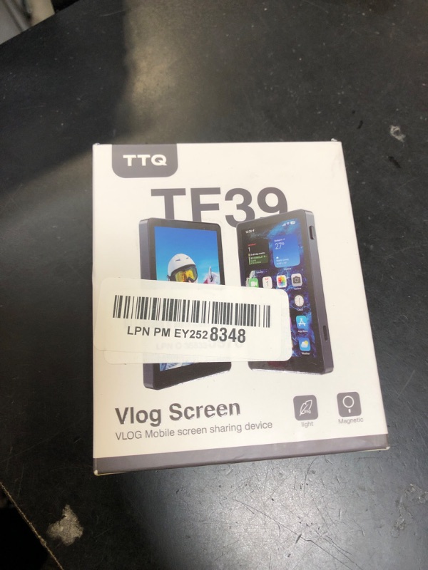 Photo 1 of Vlog Selfie Monitor Screen, Magnetic Phone Vlog Selfie Monitor Screen 4K 60fps Bluetooth Remote, Back Camera Monitor for Vlog Live Stream TikTok, Compatible with iPhone & Android