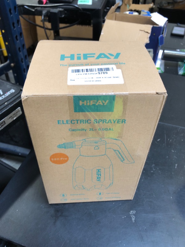 Photo 1 of HIFAY ES2-PRO Electric Spray Bottle 2L/0.5Gallon, Rechargeable Battery Powered Sprayer Spray 60 Bottles On a Single Charge, Automatic Plant Mister?Pump Sprayer,Indoor Watering Can for Plants