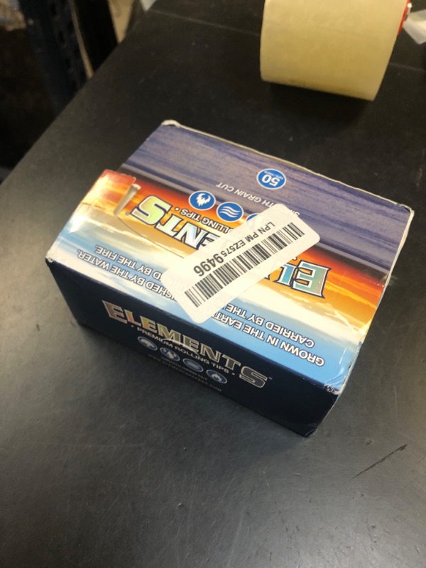 Photo 1 of ELEMENTS Premium Rolling Tips box of 50