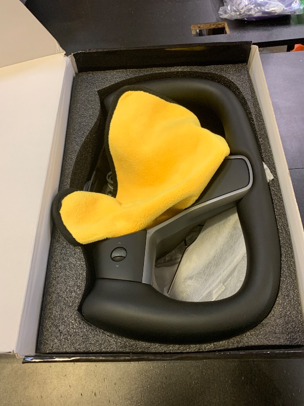 Photo 1 of ZIMABLUE Yoke Steering Wheel for Tesla Model 3 2017-2023, Model Y 2019-2024 Steering Wheel with Heating Function Compatible with Tesla Model 3 Y