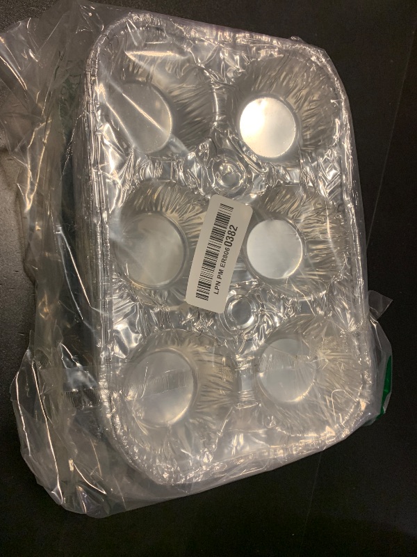 Photo 1 of Waytiffer Muffin Pan 6-Cup Cupcake Aluminum Pans Favorite Muffin Tin Size for Baking Cupcakes - Standard Size (6-cup-20Pack)LPNPMER8060382
