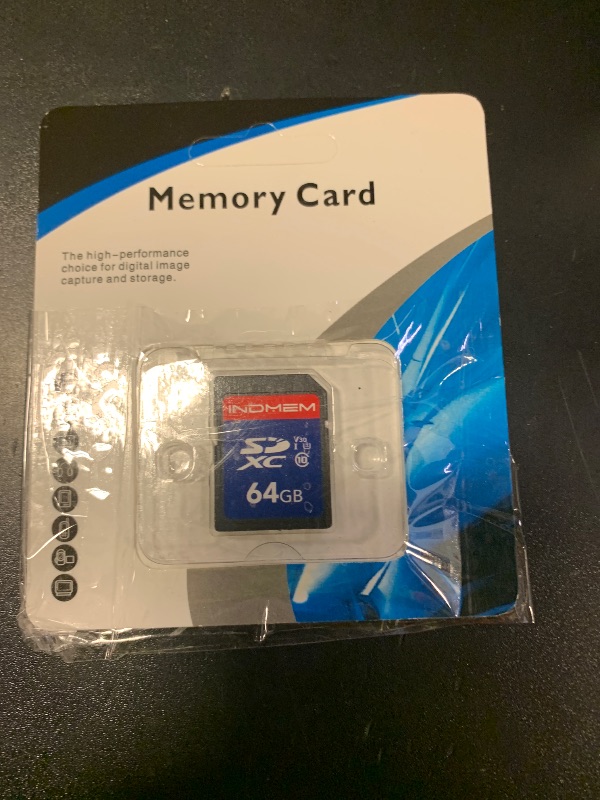 Photo 1 of 64GB SD Card, High Speed up to 90M/S, C10/U3/V30, SDXC UHS-I Memory Cards, Full HD & 4K Video Compatible with Digital Camera, HD Camcorders, DSLR and PC, 64GB(1pc)