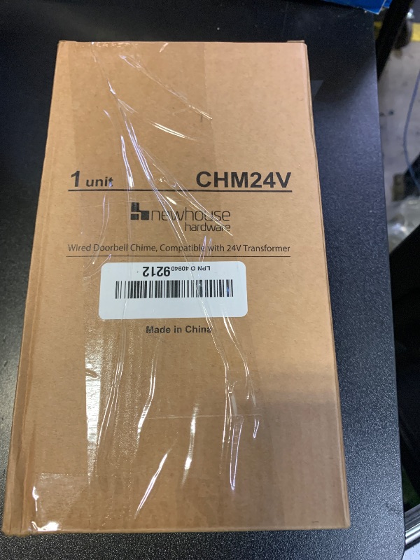 Photo 1 of Newhouse Hardware CHM24V White 24-Volt Wired Doorbell Chime | Electrical Door Bell for Homes | Hard-Wired Door Chimes with Front Door Ding-Dong and Rear Tone | Home Improvement Electrical Equipment