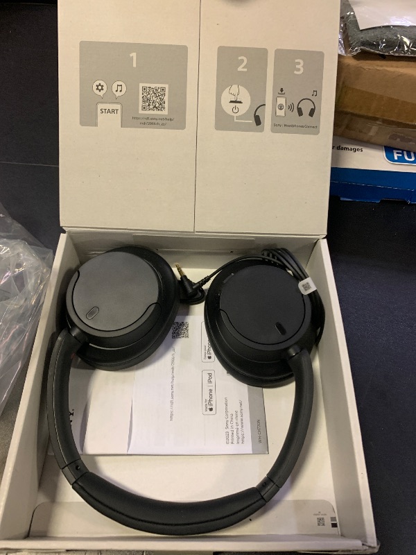 Photo 1 of Sony WH-CH720N Noise Canceling Wireless Headphones Bluetooth Over The Ear Headset with Microphone and Alexa Built-in, Black New