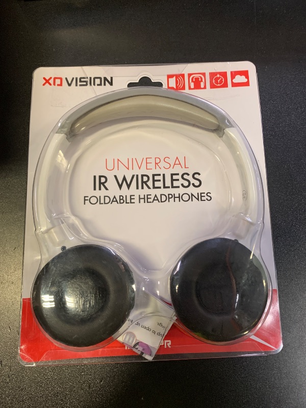 Photo 1 of XO Vision IR630PR Universal IR Wireless Foldable Headphones - Purple Wireless Bluetooth-Enabled Lightweight Portable for iPhone, Car, Kids Wireless Headphones for Universal Car Entertainment System