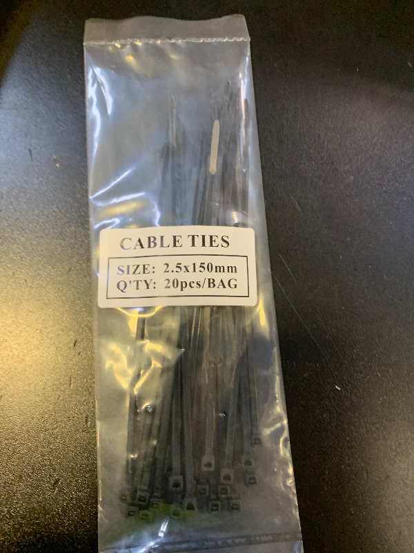 Photo 1 of cable ties Size 2.5xs150mm 