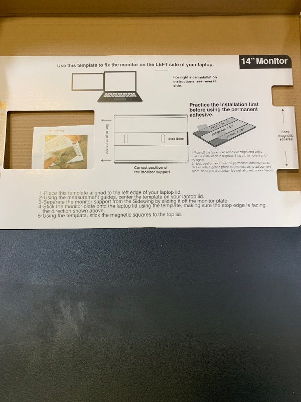 Photo 1 of 14inch Portable Monitor - 360 Rotatable USB Laptop Dual Screen, Plug and Play for Mac, PC, & Chrome
