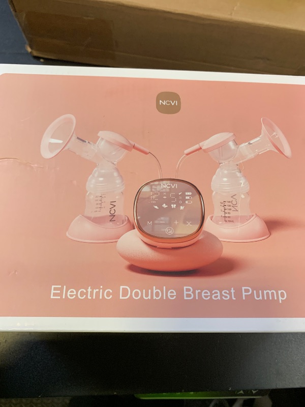 Photo 1 of NCVI Electric Breast Pump 8782, Portable Hospital-Grade Double Pump with 4 Modes & 9 Levels, Anti-Backflow, Rechargeable Quiet Breastfeeding Pump for Efficient Comfortable Use at Home, Work or Travel