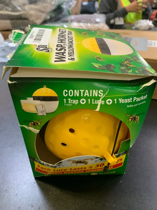 Photo 1 of Spectracide Wasp, Hornet & Yellowjacket Trap, Hanging Wasp & Hornet Trap with a Quick-Drown Formula That Submerges & Kills Insects, 1 Count