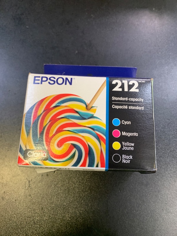 Photo 1 of EPSON 212 Claria Ink Standard Capacity Black & Color Cartridge Combo Pack (T212120-BCS) Works with WorkForce WF-2830, WF-2850, Expression XP-4100, XP-4105