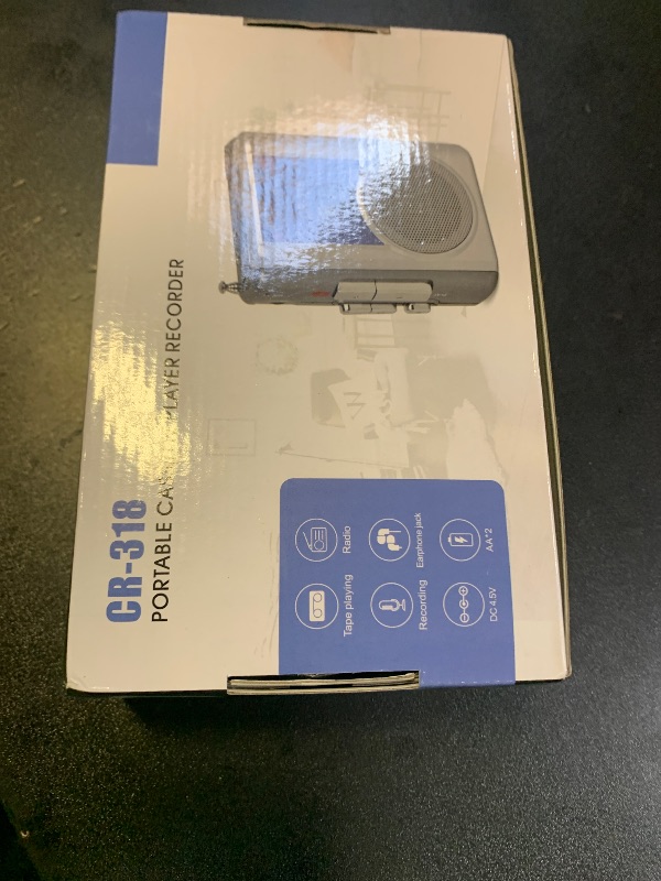 Photo 1 of Cassette Player Recorder with AM FM, Portable Vintage Cassette Tape Player with Earphone Jack,Built-in Microphone,Loud Speaker for Walking,Jogging