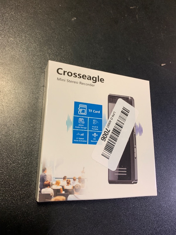 Photo 1 of 128GB Digital Voice Recorder With Playback - 3072 Kbps HD Voice-Activated Recording and Noise-Canceling, Audio Device for Lectures Meetings, A-B Repeat, MP3 Player