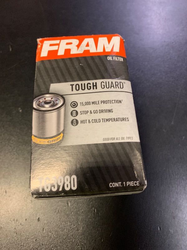 Photo 1 of FRAM Tough Guard TG3980, 15K Mile Change Interval Spin-On Oil Filter