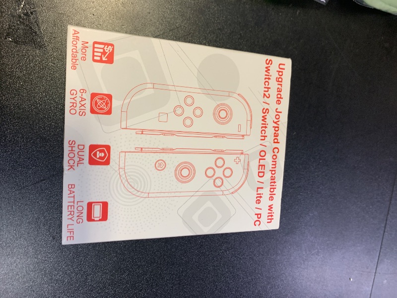 Photo 1 of Replacement For Switch Controller, Mando De Switch OLED/Lite, Wireless Left/Right Joypad With No-Drift Joystick, Wake-Up, Dual Vibration, No NFC (Gray, Not Official Controles)