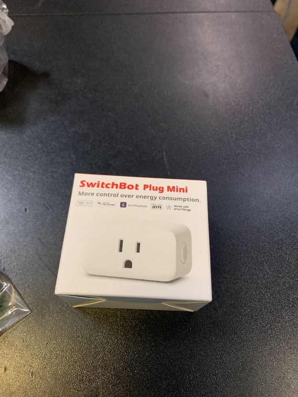 Photo 1 of ?2025 New? SwitchBot Smart Plug Mini 15A(1 Pack), Energy Monitor, Smart Home WiFi(2.4GHz) & Bluetooth Outlet, Compatible with Alexa & Google Home, APP Remote Control & Timer Function, No Hub Required