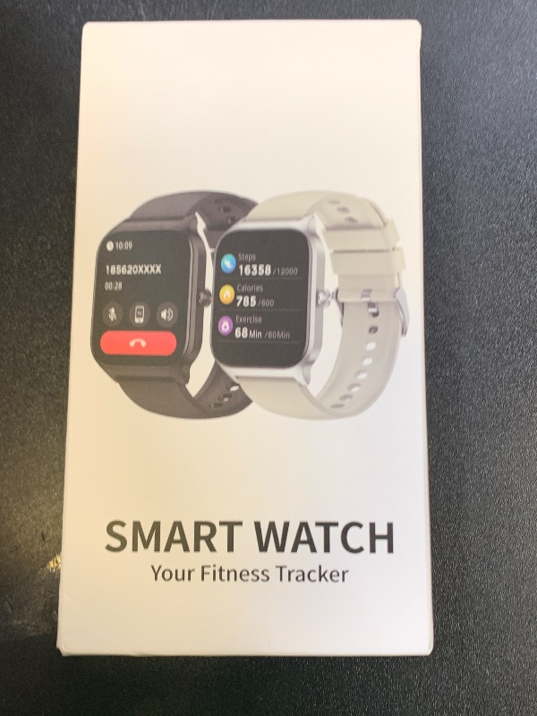 Photo 1 of Smart Watch for Men Women, 1.85" HD Fitness Tracker with Bluetooth Calls/Messages, IP68 Waterproof, 115+Sports Modes, 24/7 Heart Rate/Sleep Fitness Watch Compatible with iOS/Android, Pink Rose