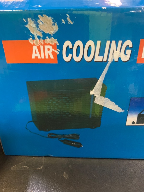 Photo 1 of YOMTOVM Portable 12V Car Air Condition, Universal Dashboard AC Car Cooling Fan Blow Cold Air with Cigarette Lighter Plug in Fit for Vehicles Truck RV SUV Boat Golf