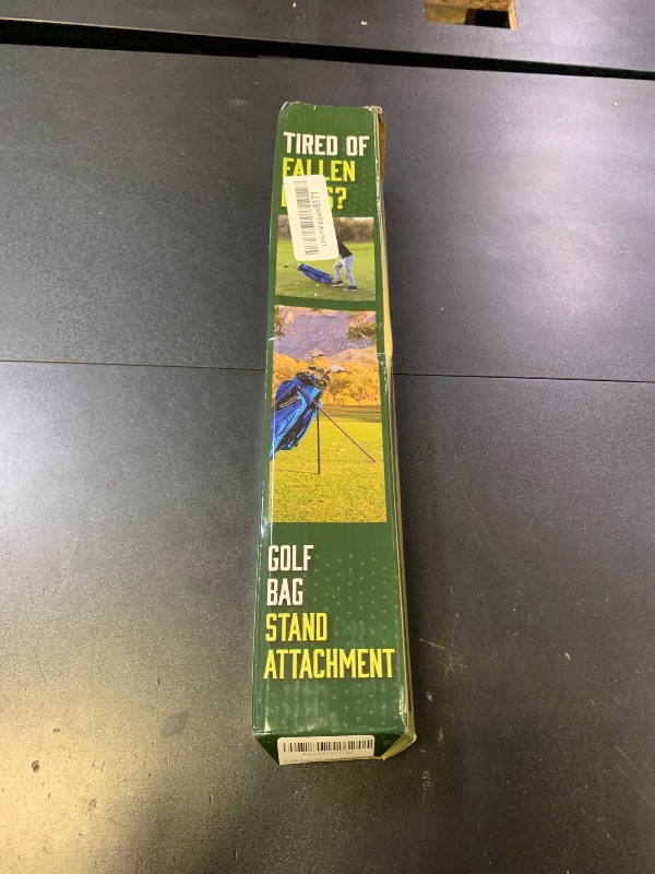 Photo 1 of Golf Bag Stand Attachment Foldable Legs Only | Portable Attachable Stand | Legs Only | Golf Gifts for Mens Golfer Accessories | Preventing Cart Bag Falls & Club Damage (Black)