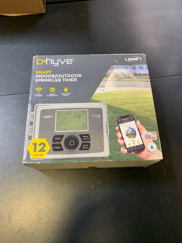 Photo 1 of Orbit 57950 B-hyve 12-Zone Smart Indoor/Outdoor Sprinkler Controller