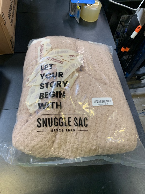 Photo 1 of Snuggle Sac Beige Waffle Blanket for Couch Bed Sofa 60x80 inches, Reversible Soft Throw Microfiber Fluffy Fuzzy Cozy Knit Twin Blanket for Women Mothers Birthday Gifts