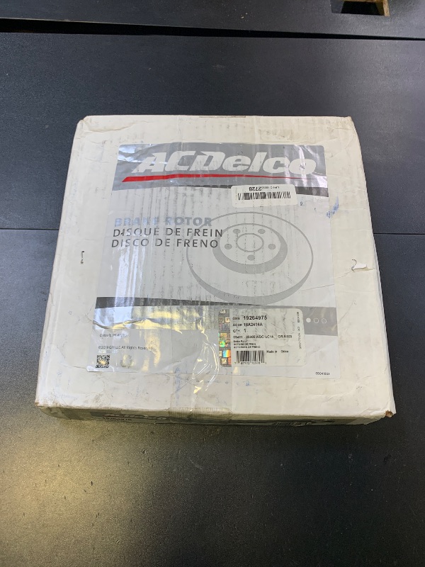 Photo 1 of ACDelco Silver 18A2416A (19264975) Non-Coated Front Disc Brake Rotor