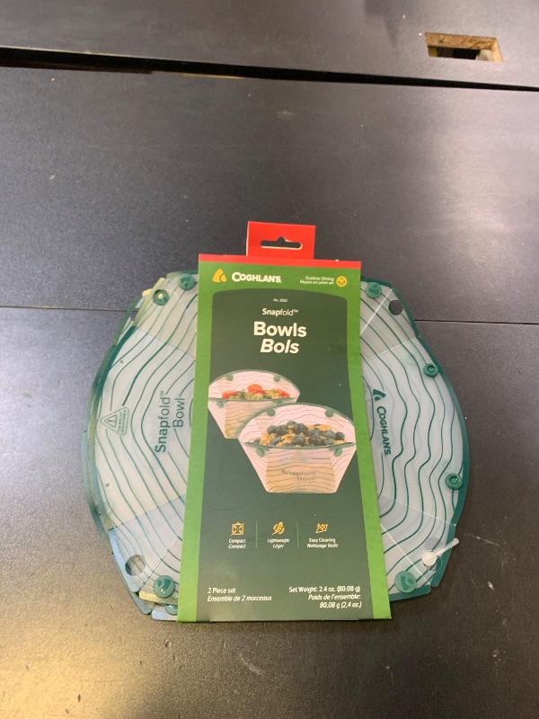 Photo 1 of Coghlan's Snapfold™ Bowls 2-Pack – Collapsible, Lightweight and Leakproof for Camping, Hiking, Travel, Picnics, and Outdoor Adventures, BPA-Free, Foldable Space-Saving Design for Easy Storage