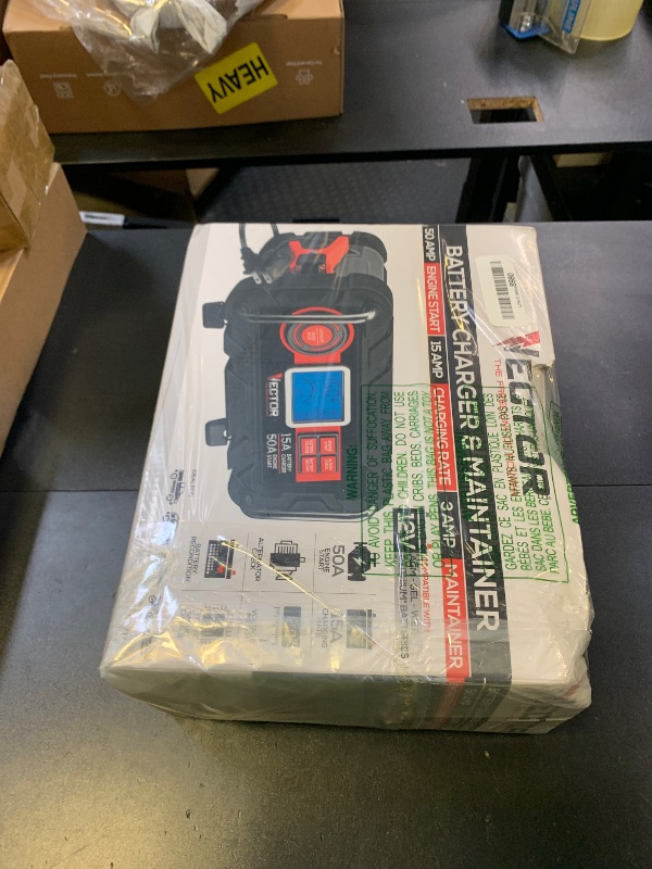 Photo 1 of VECTOR BC15BV 50 Amp High Frequency Battery Charger with Engine Start and Alternator Check for SLA and Lithium Batteries