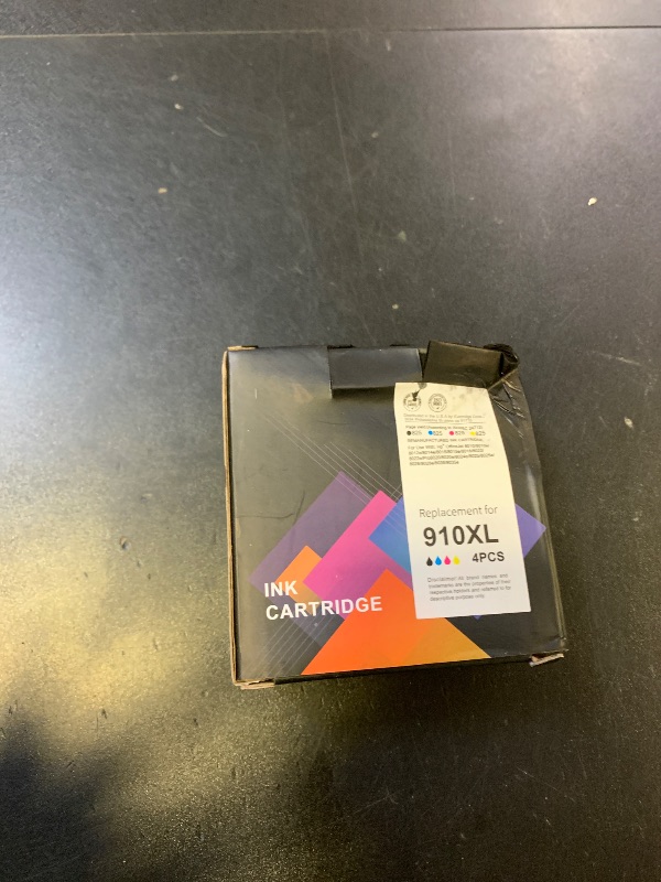 Photo 1 of 910XL Ink Cartridges for HP Printers Replacement for HP 910 Ink HP 910XL Ink Cartridges Combo Pack for HP 910 Work with OfficeJet Pro 8015e 8025e 8020e 8015 8020 8028e 8035e 8010e Printer(4 Pack)