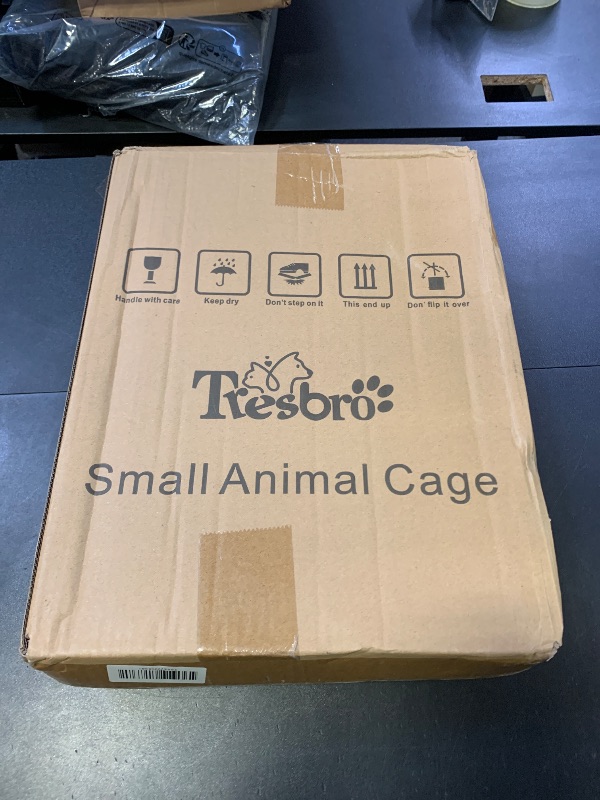 Photo 1 of Tresbro Guinea Pig Cage with Waterproof PVC Bottom Liner & One-Hand Release Hook, Triple Fixing C&C Cage for Guinea Pigs, Bunny, Rabbit, Hedgehog, Small Animal Indoor Playpen 48''L x 24''W x 16''H
