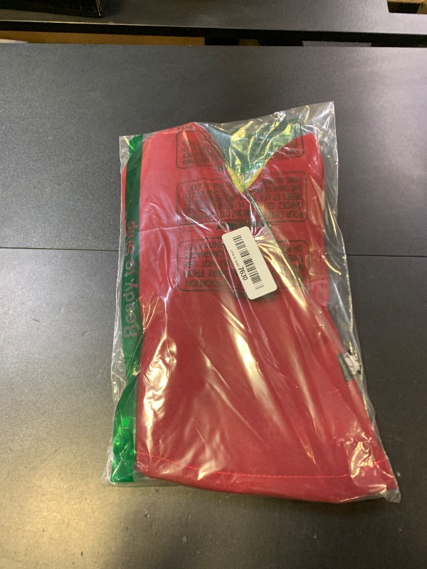 Photo 1 of San Jamar KT0215 Cool Touch Flame Conventional High Heat Intermittent Flame Protection up to 900°F Oven Mitt, 15" Length, Red