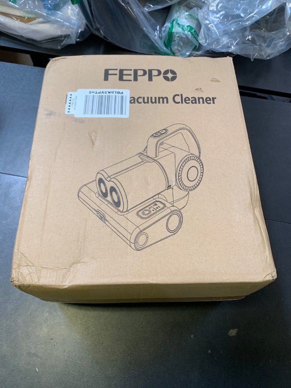 Photo 1 of FEPPO Mattress Vacuum Cleaner, 16Kpa Bed Vacuum Cleaner with 253.7nm UV-C Light, 140°F Heat, HEPA Filter & Ultrasonic, Versatile Handheld Vacuums for Bed, Sofa, Couch, Crib(Corded, 500W)