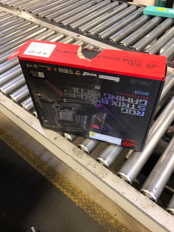 Photo 1 of Asus ROG Strix B550-F Gaming WiFi II AMD AM4 (3rd Gen Ryzen) ATX Motherboard (PCIe 4.0,WiFi 6E, 2.5Gb LAN, BIOS Flashback, HDMI 2.1, Addressable Gen 2 RGB Header and Aura Sync)