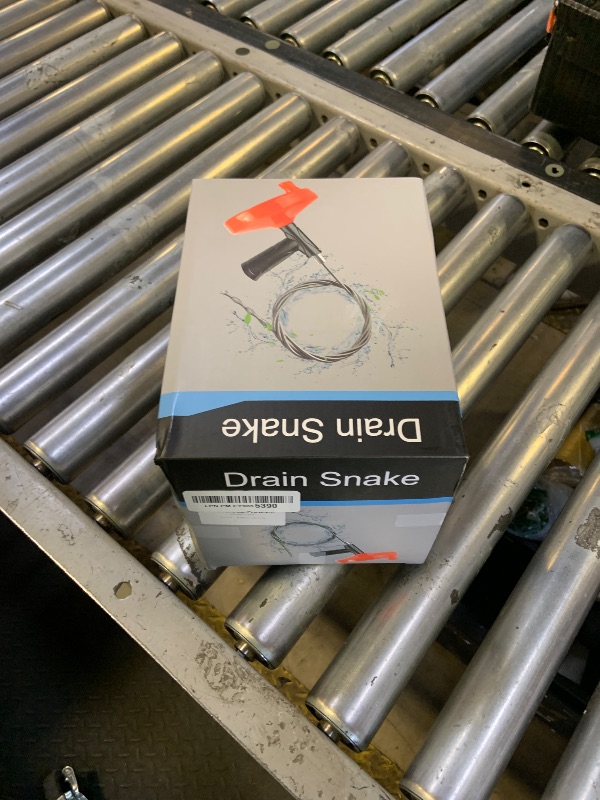 Photo 1 of Drain Snake Auger 33 Feet, Plumbing Snake Drain Hair Clog Removal Tool, Heavy Duty Toilet Snake Auger, Sink Unclogger Drain Cleaner Tool for Bathroom Kitchen Tub Shower Drain Clog Remover with Gloves