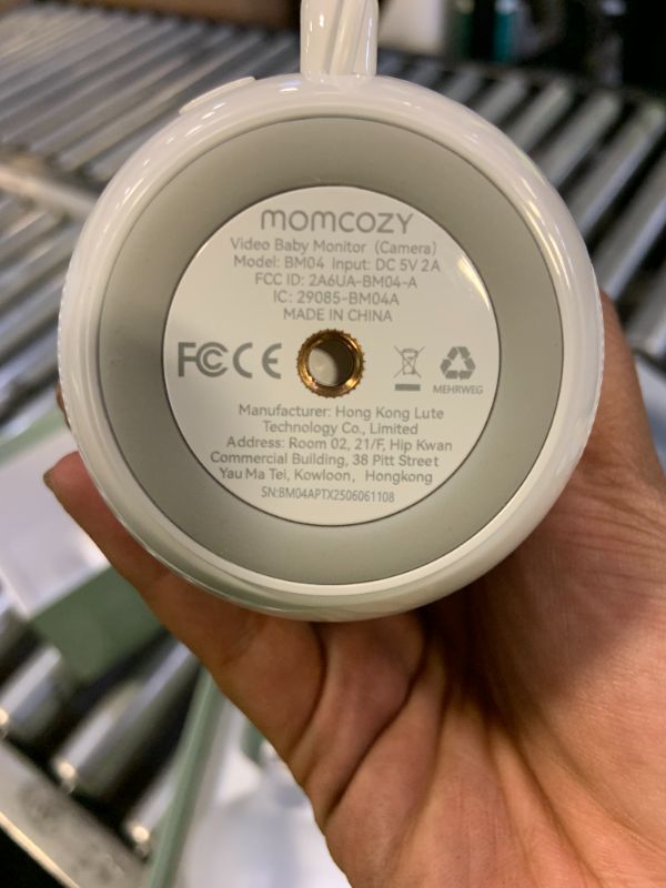 Photo 1 of Momcozy Smart WiFi Baby Monitor with Camera and Audio, 5" 1080P Screen with Wall Mount, Motion & Cry Detection, Safe Fence, Clear Night Vision, 5000mAh Battery, 2-Way Talk, Photo & Video Recording