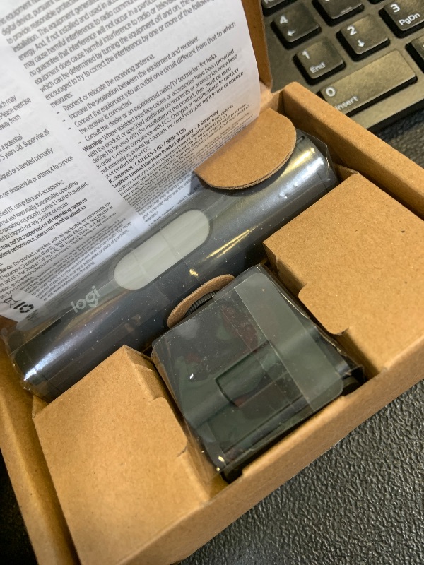 Photo 1 of Logitech Brio 505 Full HD Webcam with auto Light Correction, auto-framing, Show Mode, Dual Noise Reduction mics, Privacy Shutter - Works with Microsoft Teams, Google Meet, Zoom, TAA Compliantm