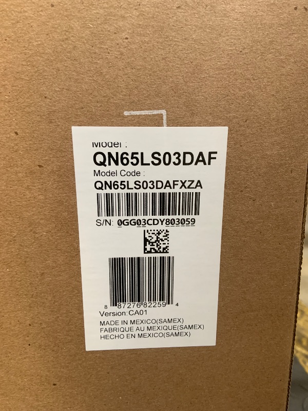 Photo 1 of Factory Sealed - SAMSUNG 65-Inch Class QLED 4K LS03D The Frame Series Quantum HDR Smart TV w/Dolby Atmos, Art Mode, Anti-Reflection, Customizable Frame, Slim Fit Wall Mount with Alexa Built-in (QN65LS03D, 2024 Model)