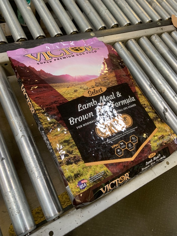 Photo 1 of VICTOR Super Premium Dog Food – Lamb Meal & Brown Rice Formula - Gluten-Free Dry Dog Food for All Normally Active Dogs of All Life Stages – Ideal for Dogs with Meat Protein Allergies, 15 lb