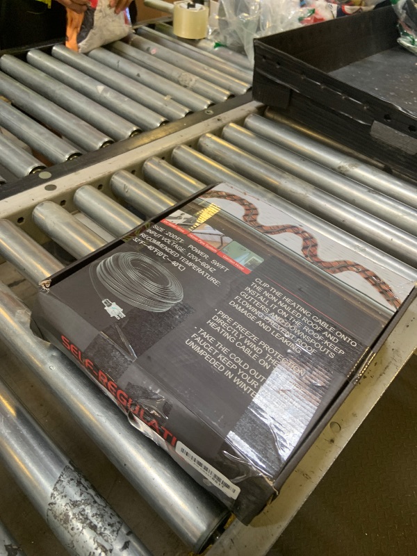 Photo 1 of 3FT~200FT Heat Tape for Water Pipes, -40°F Deicing Cable,Pipe Heat Cables for Roof,Gutter?Farm?Freeze Protetion Heating Wires, Heated Water Hose,Plumbing Fixtures,120V 5W/FT (200FT)