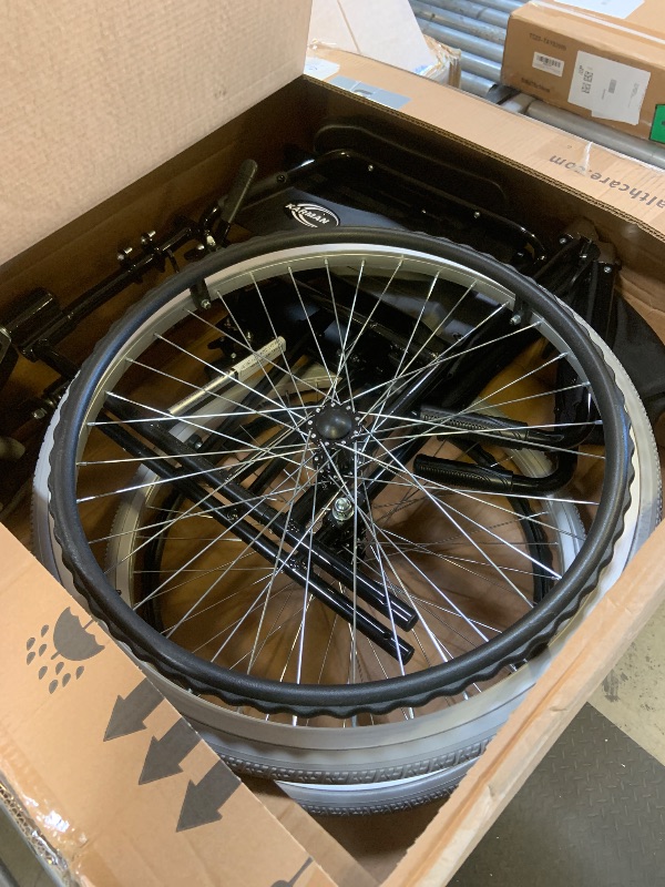 Photo 1 of Karman 24 pounds LT-980 Ultra Lightweight Wheelchair Black
