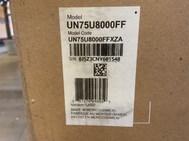 Photo 1 of Samsung 75-Inch Class Crystal UHD U8000F 4K Smart TV (2025 Model) Endless Free Content, Crystal Processor 4K, MetalStream Design, Knox Security, Alexa Built-in