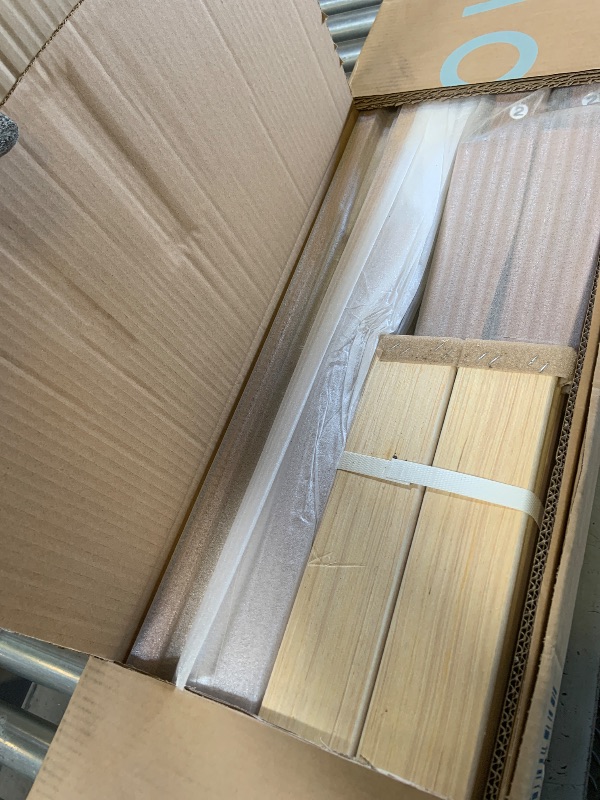 Photo 1 of Mellow Naturalista Classic 12-Inch Solid Wood Platform Bed | Wooden Slats, No Box Spring Needed, Easy Assembly | Twin, Natural Pine
