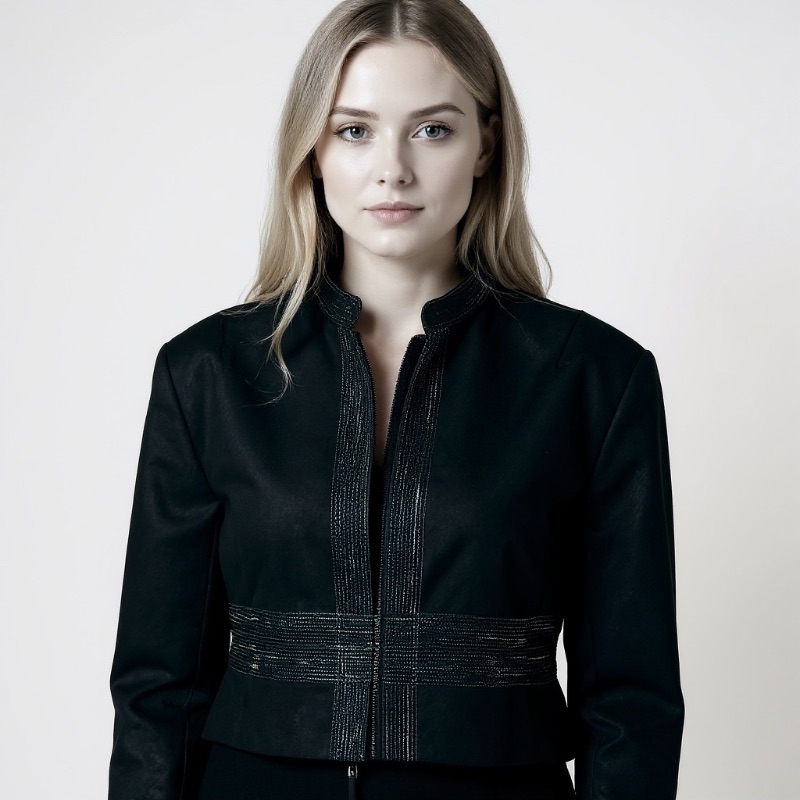 Photo 1 of NEW W TAGS A-K-R-I-S PUNTO GREEN BLAZER JACKET-SIZE 8, BLACK A-K-R-I-S PUNTO BLAZER JACKET SIZE 8 (USED)