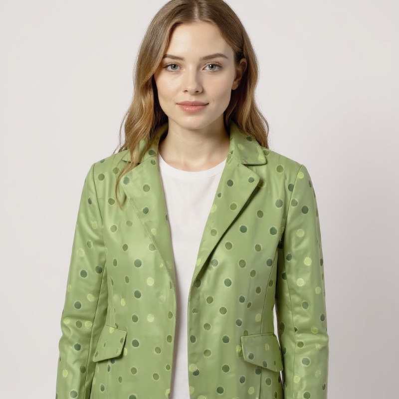 Photo 1 of NEW W TAGS A-K-R-I-S PUNTO GREEN BLAZER JACKET-SIZE 8, BLACK A-K-R-I-S PUNTO BLAZER JACKET SIZE 8 (USED)